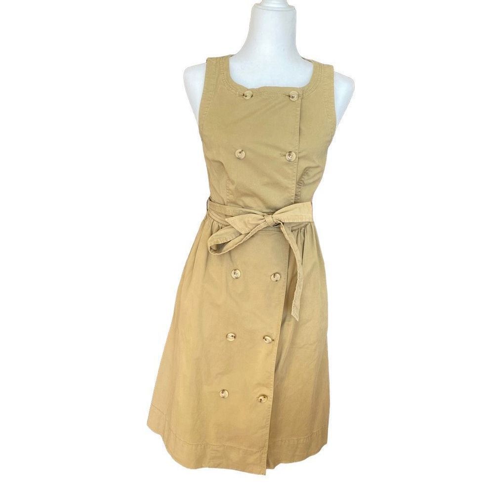NWT JCrew Double Breasted Olive Green/Khaki Dress